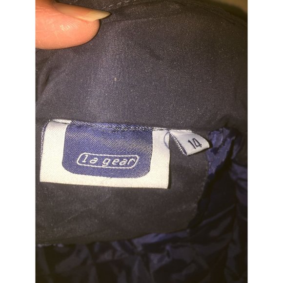 Vintage La Gear Size 14 Womens Windbreaker Styled Zip Up Collared Jacket - Picture 7 of 7